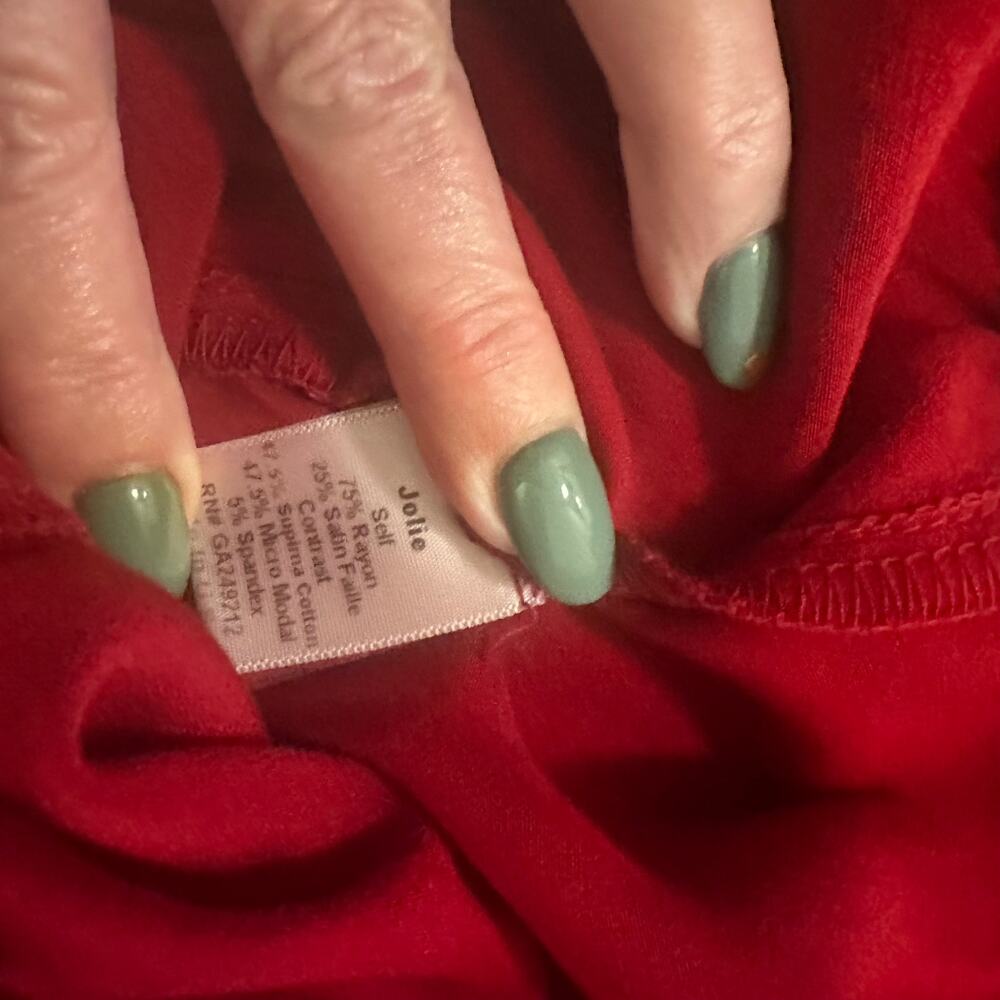 PJ HARLOW Jolie Pant Red  - XL - Picture 6 of 6